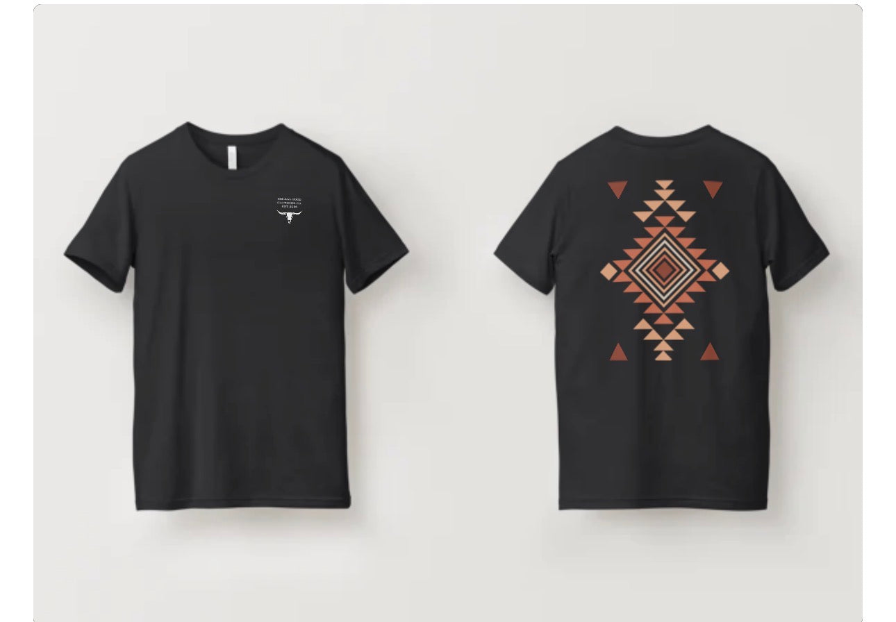 Black western T-shirt
